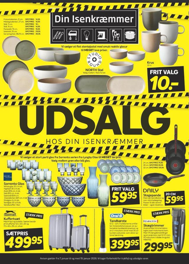 Så er UDSALGET i fuld gang i butikken😀