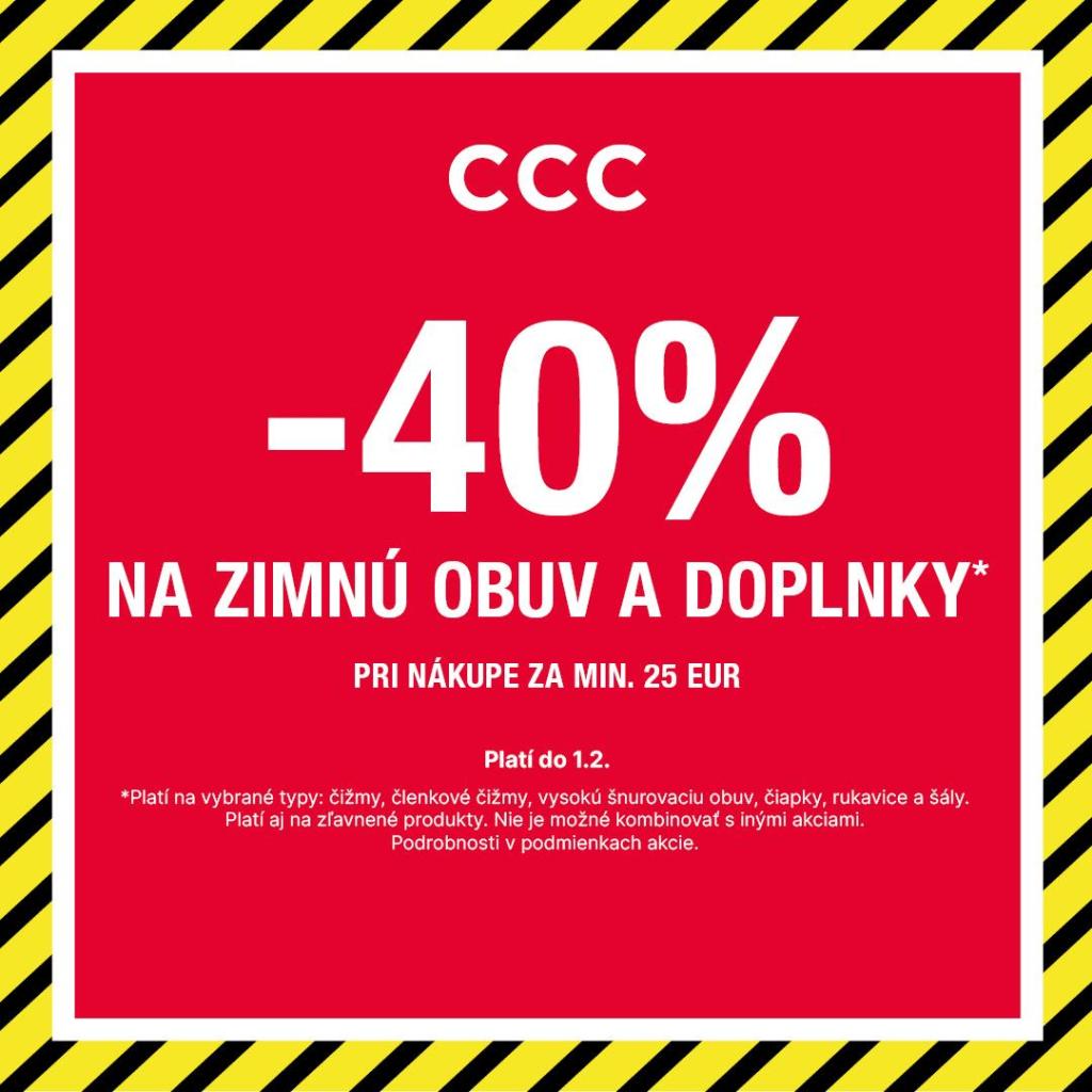 -40 % v CCC
