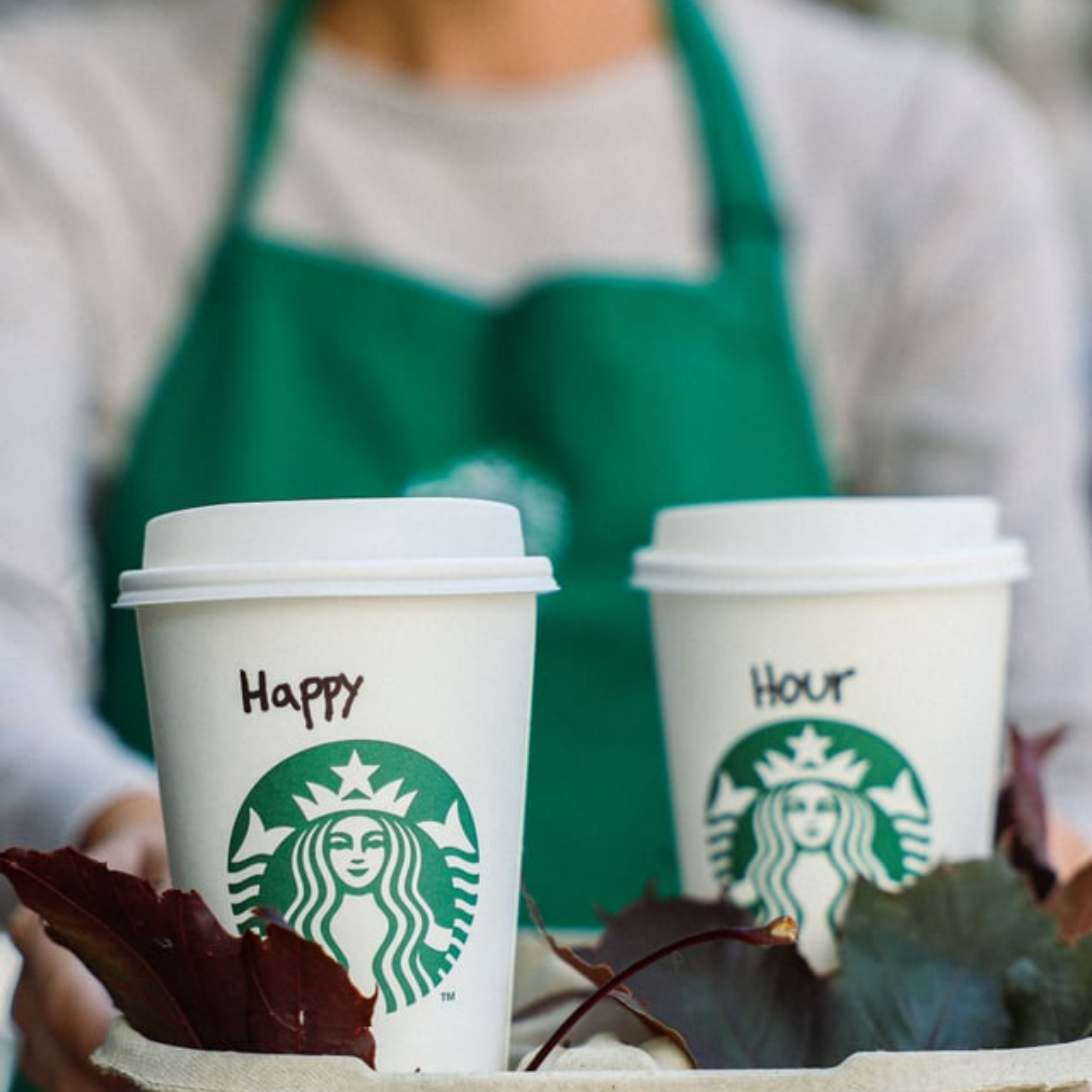 2 for 1 til Happy Hour p&aring; Starbucks
