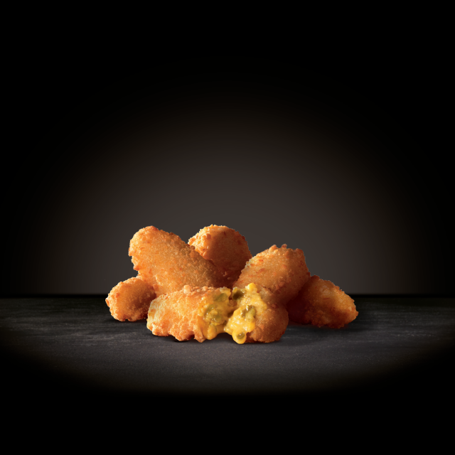 3 stk. chili cheese poppers