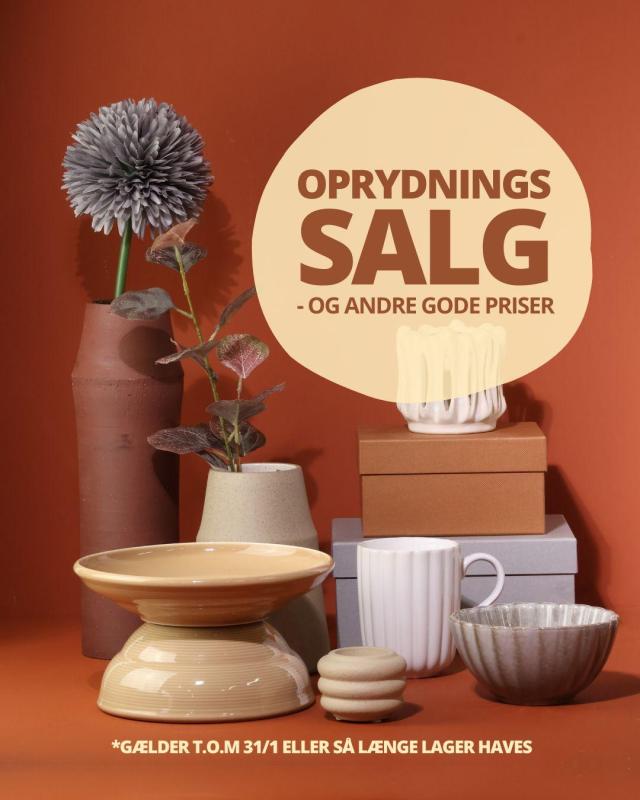 Kom til oprydningssalg i Basic & More