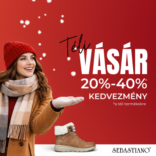 20-40% kedvezmény a Sebastiano-ban