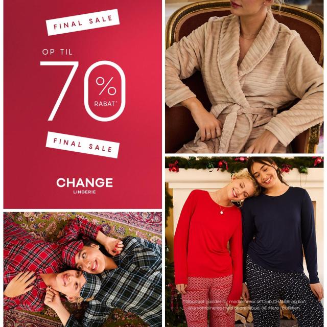 FINAL SALE op til 70%*