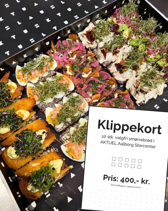 Klippekort til smørrebrød