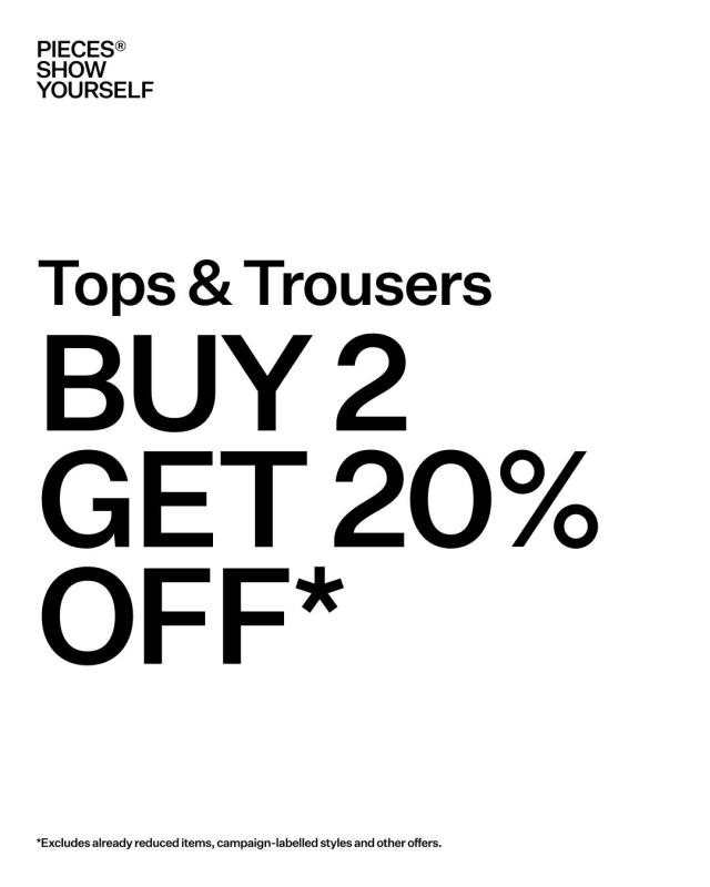 Buy 2, get 20% off