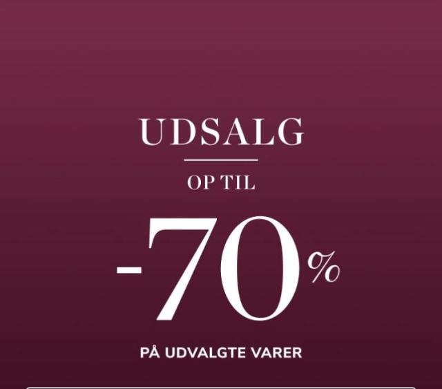 Op til 70%😀🛍️