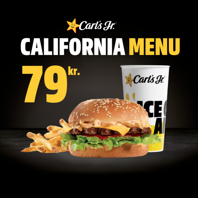 California Cheeseburger menu
