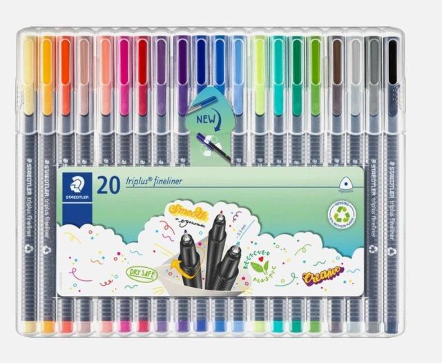 Triplus Staedtler fine linjer 20 ass.