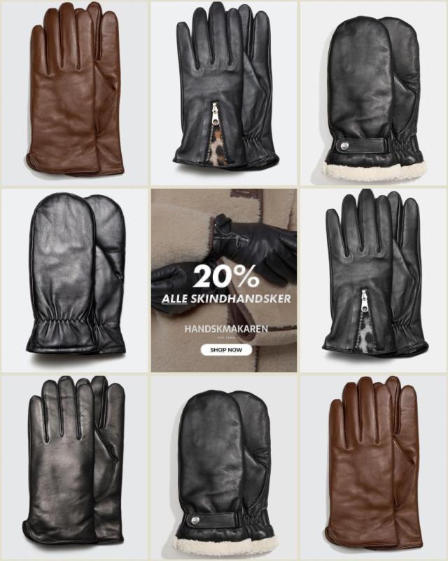 Skindhandsker fra Hanskmakeren