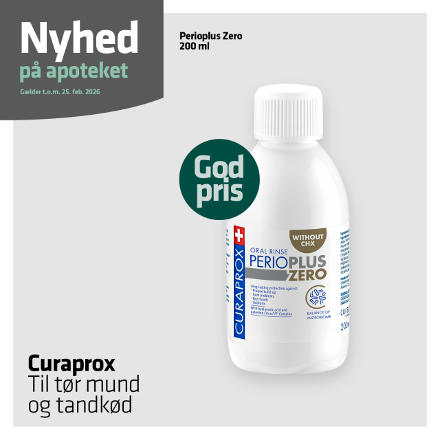 God nyhed til tør mund