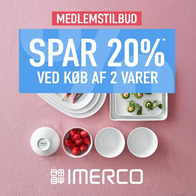Spar 20%* ved køb af 2 varer