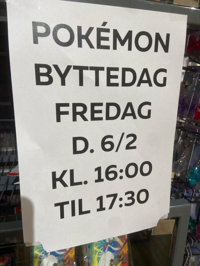 Pokemon. BYTTEDAG