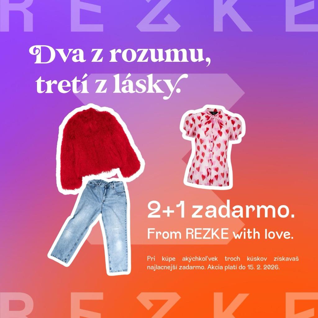Valentínska akcia 2 + 1 ZADARMO