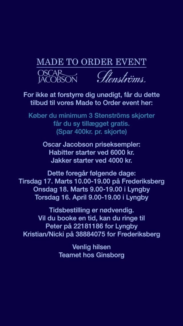 Made to Measure – Kun det bedste er godt nok.