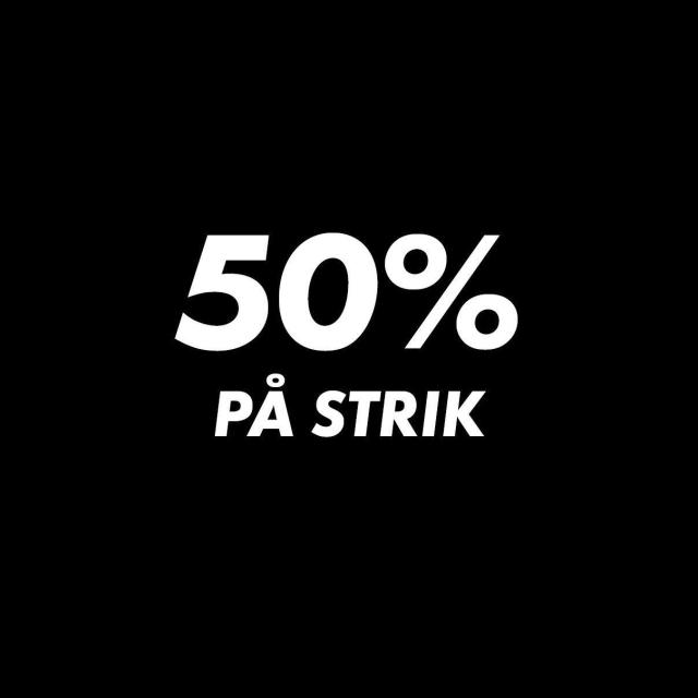 50% på strik