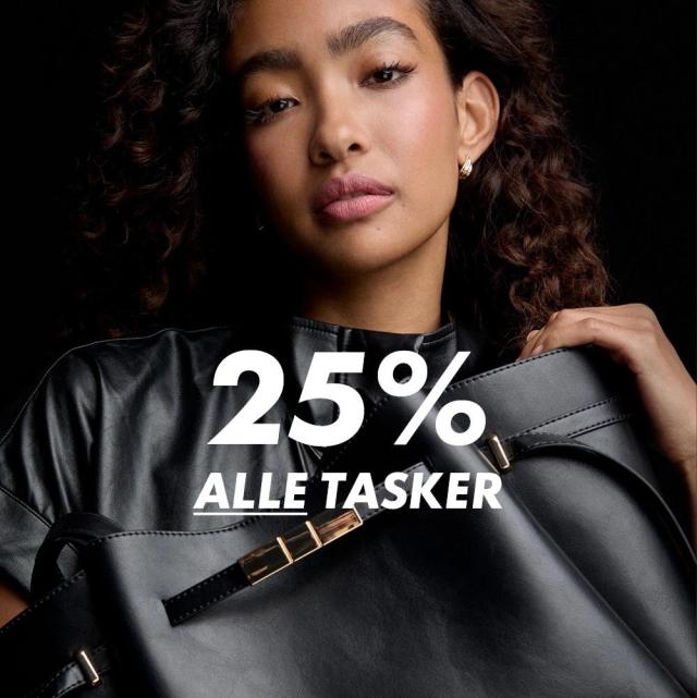 25% på ALLE tasker