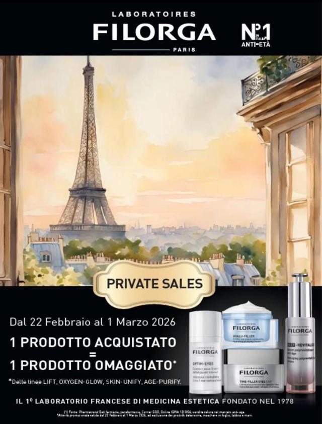 Private sales Filorga