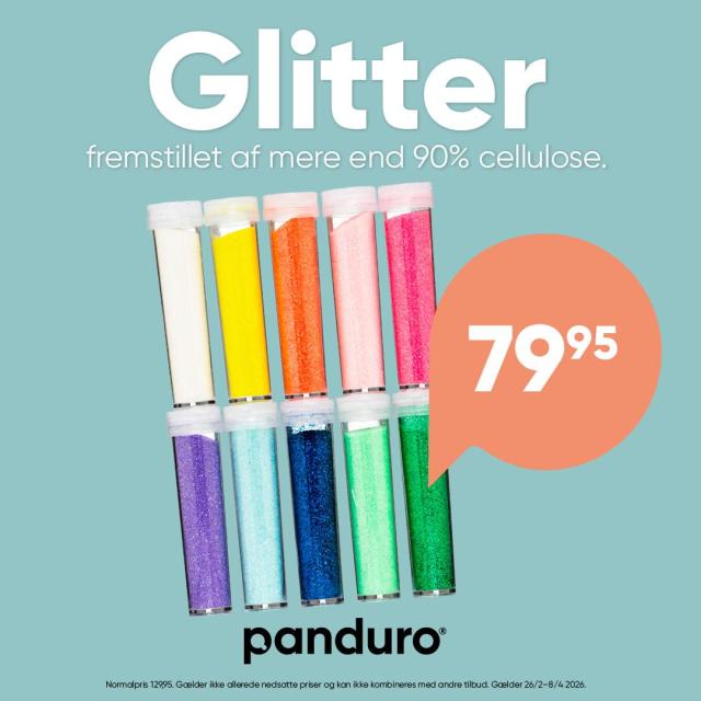 🌈 Glitter fremstillet af mere end 90% cellulose ✨