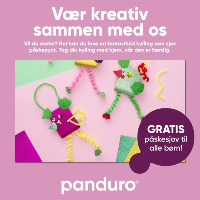 💛💚Påskehobby i butikken – gratis for alle børn! 🐣💜
