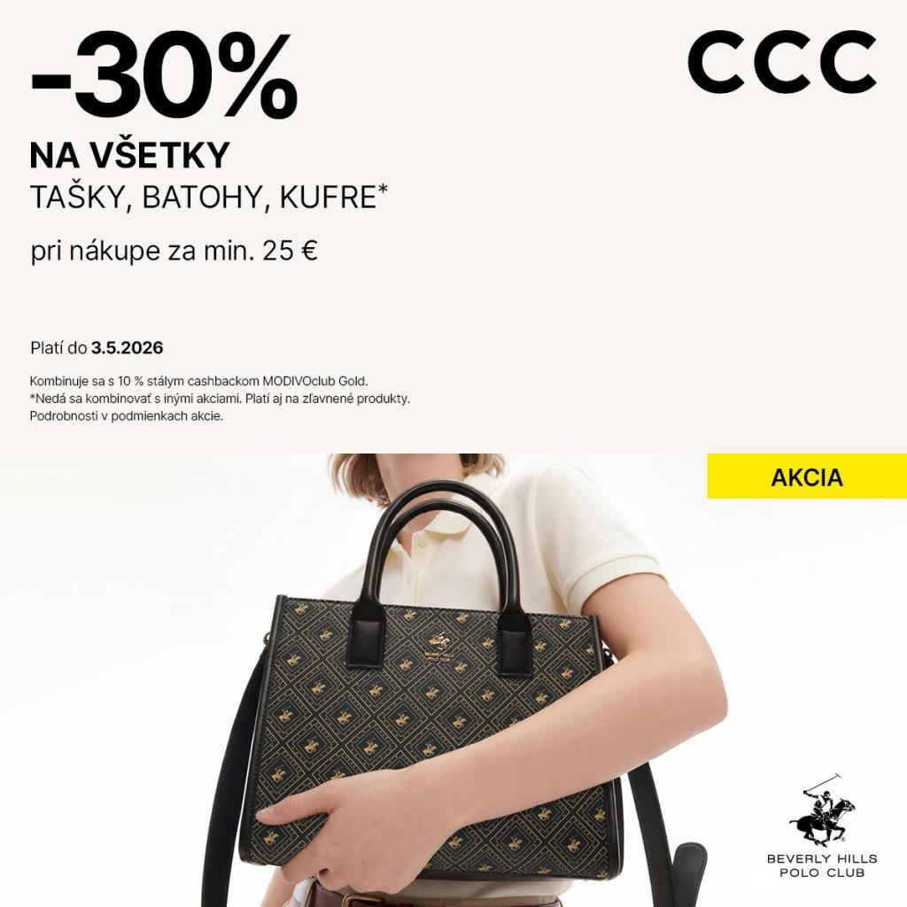 -30 % v CCC!