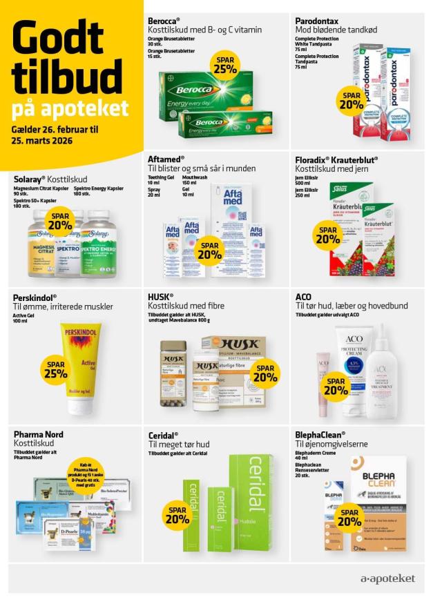 Friske tilbud fra fad