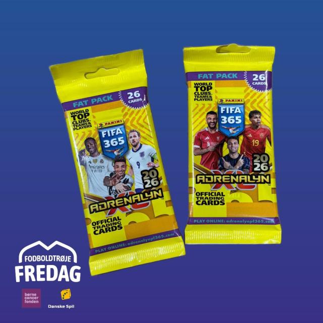 Støt og få en pakke fodboldkort