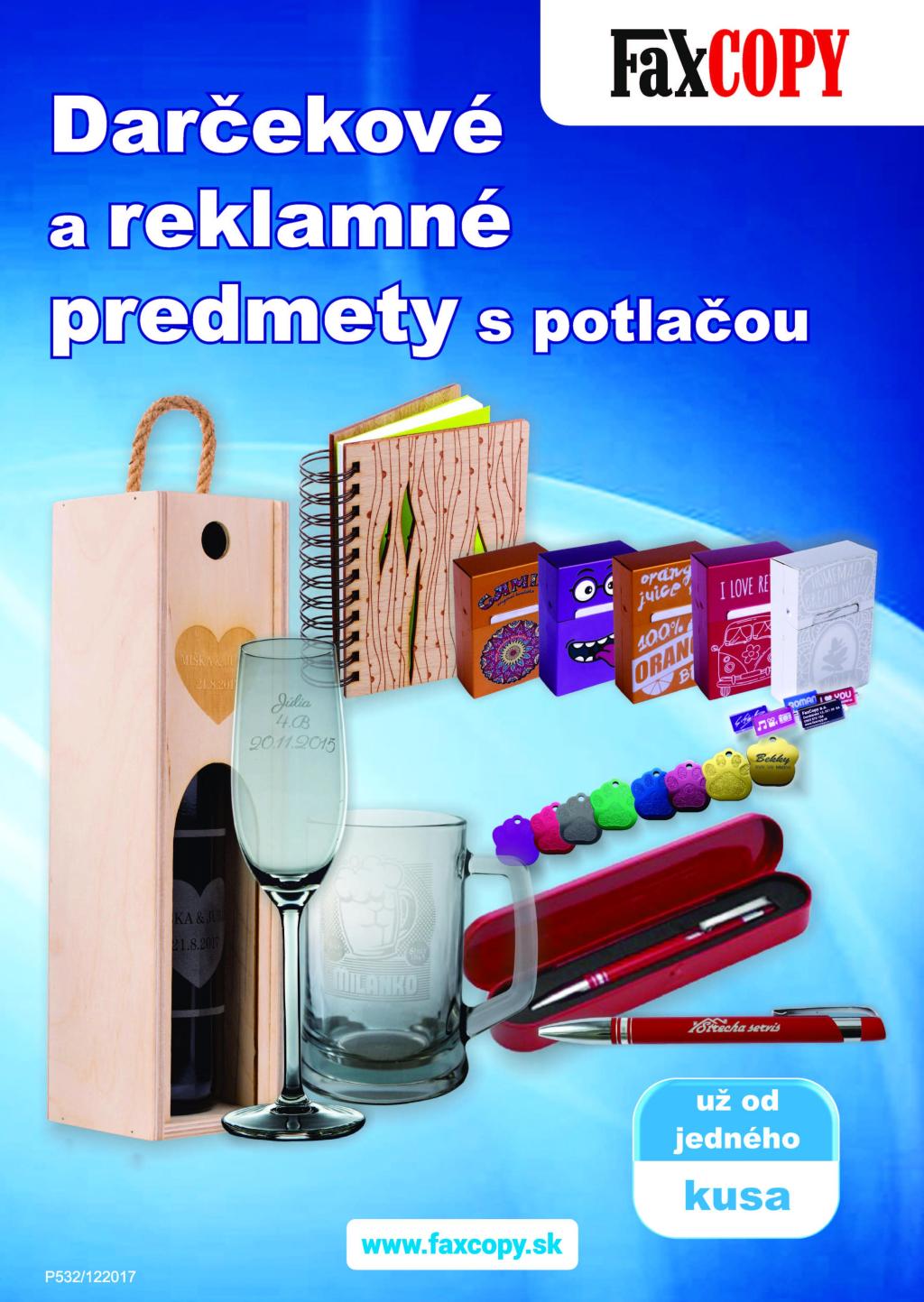 Darčekové a reklamné predmety s potlačou