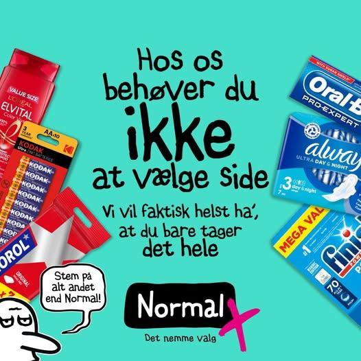 Hos os behøver du ikke vælge side!