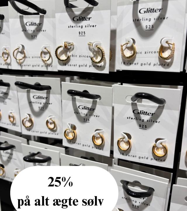 25% på alt ægte sølv 🫶🏼