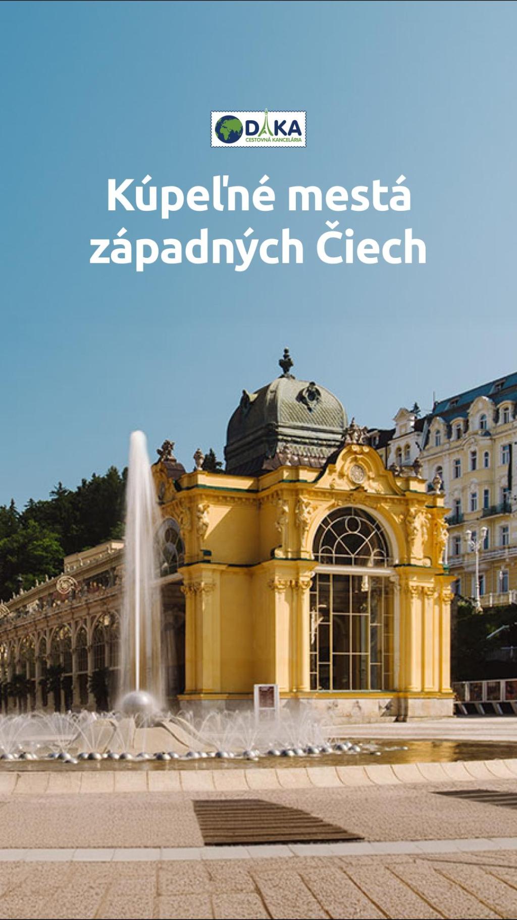 Kúpeľné mestá západných Čiech 🛀