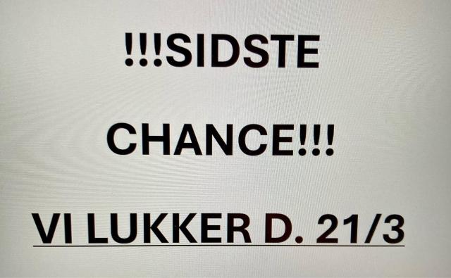 OPHØRSUDSALG ‼️