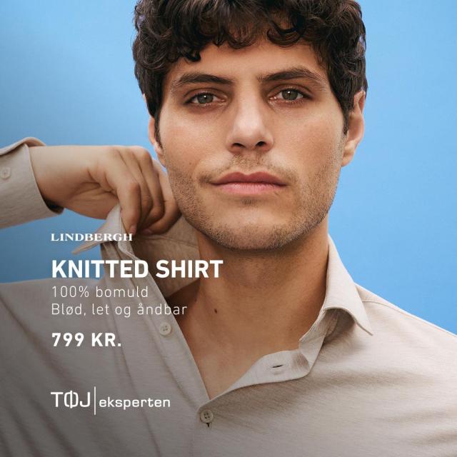 NYHED: Lindbergh Knitted Superflex Shirt
