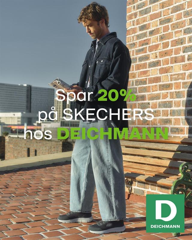 20% på ALT fra SKECHERS👟