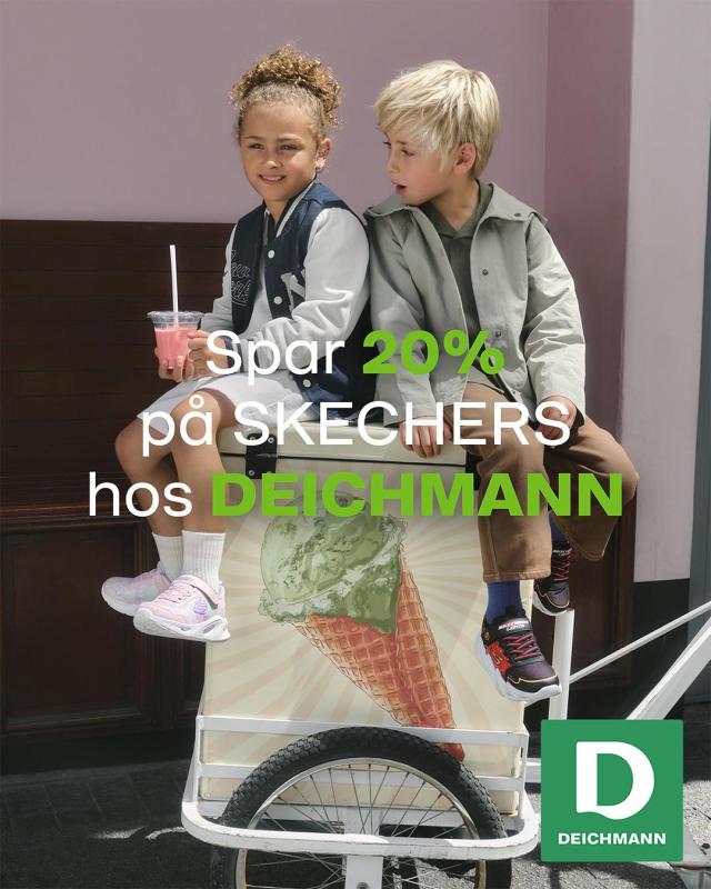 20% på ALT fra SKECHERS👟