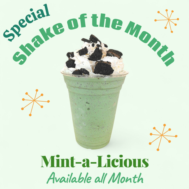 Mint-a-Licious Shake of the Month