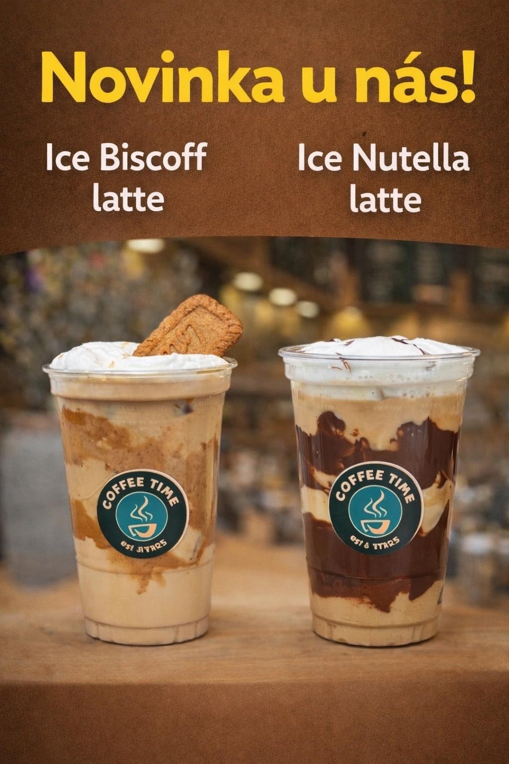 Iced Biscoff Latte❣️Iced Nutella Latte 