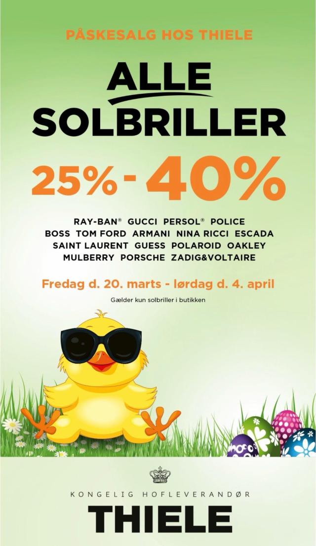 Påsken står for døren hos Thiele🌼