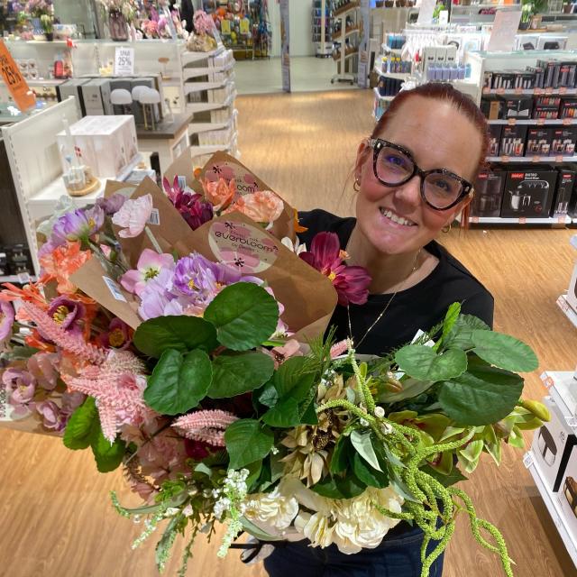 Buketter til  værtinden 