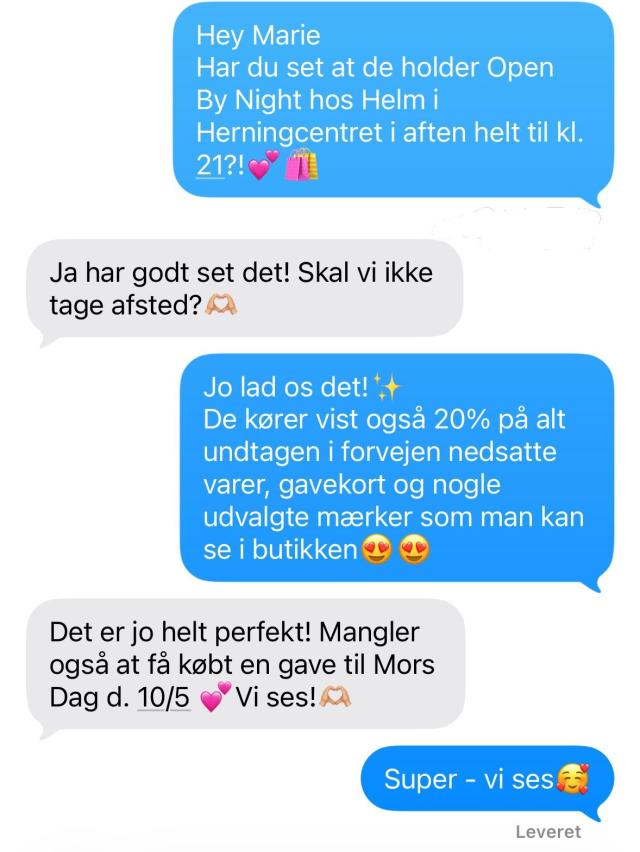 Kom til Open By Night i Helm i aften og gør et scoop 🧡