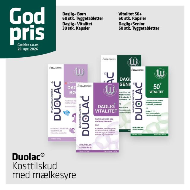 Godt tilbud til din fordøjelse og immunforsvar