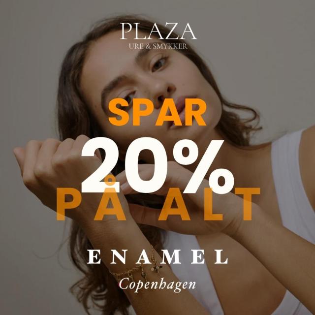 SPAR 20% PÅ ALT FRA ENAMEL!✨