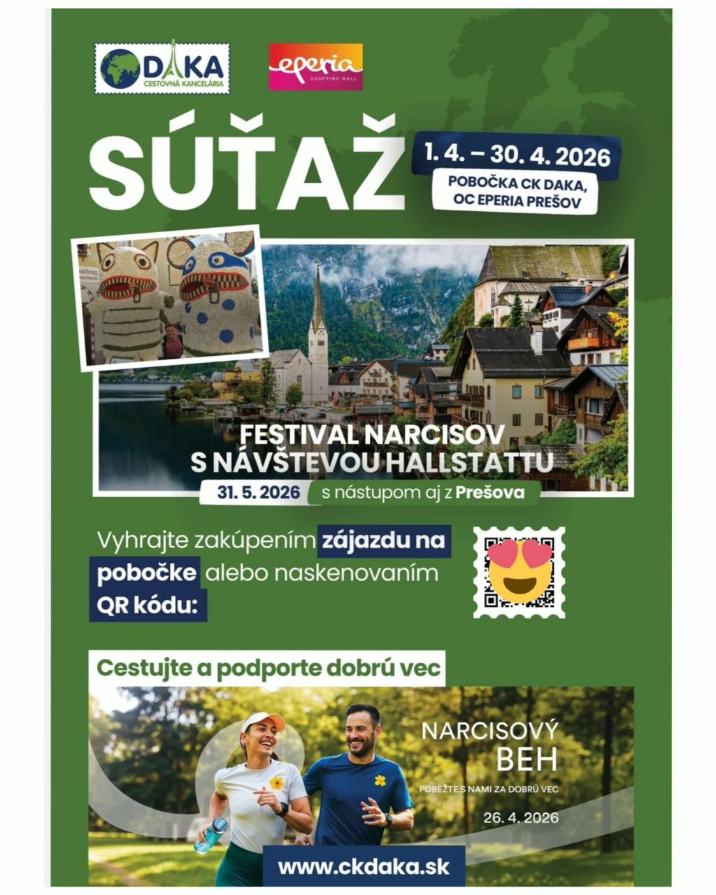 🏔️ Hallstatt čaká – zapojte sa do súťaže 💚