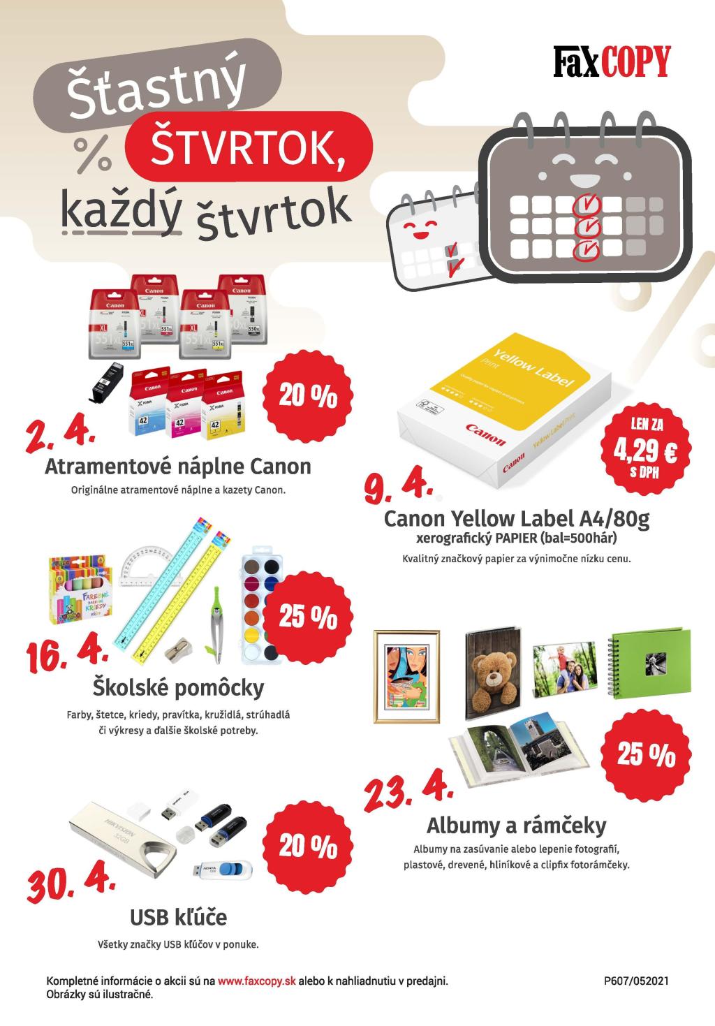 Šťastný štvrtok, každý štvrtok - Apríl 2026