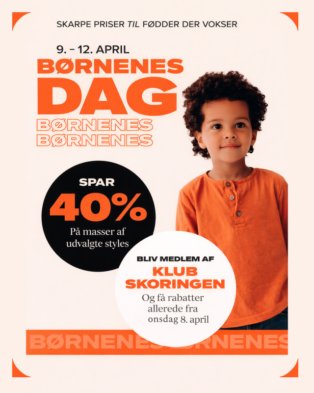 Vi fejrer Børnenes dag med 40% Rabat! 🎉