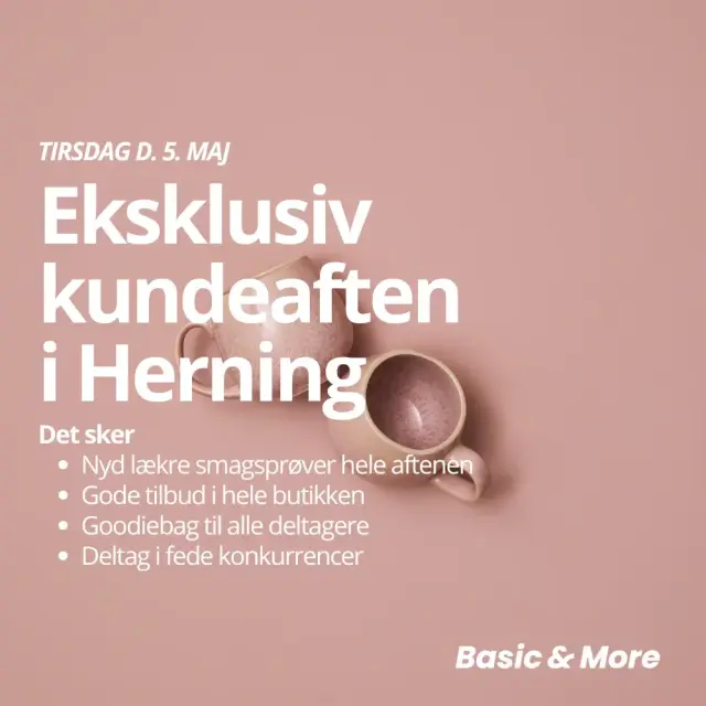 Billet til Kundeaften i Herning