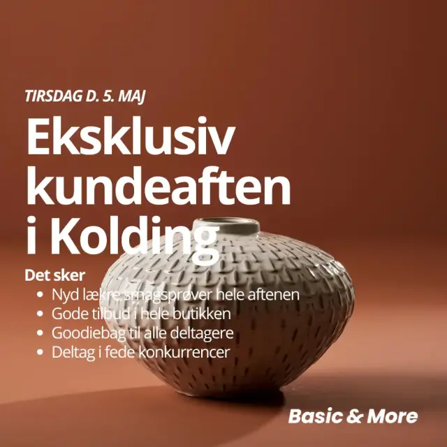 Billet til Kundeaften i Kolding