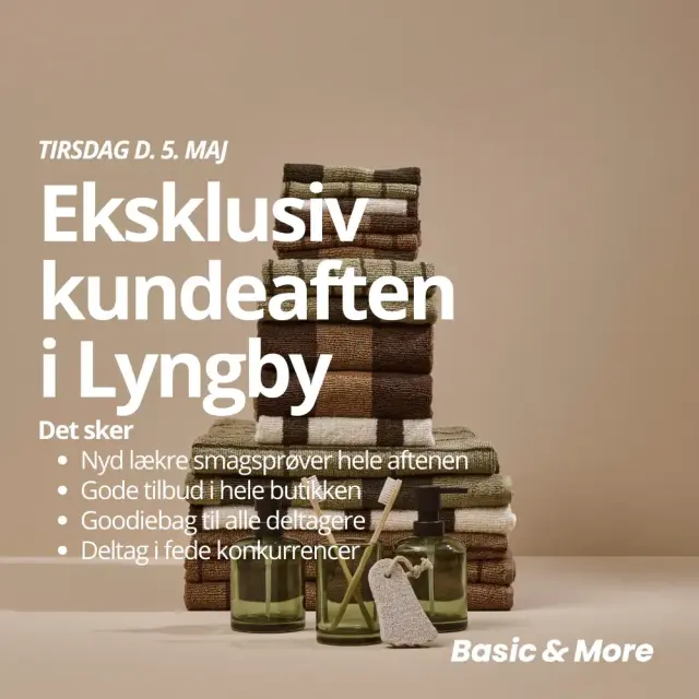 Billet til Kundeaften i Lyngby 