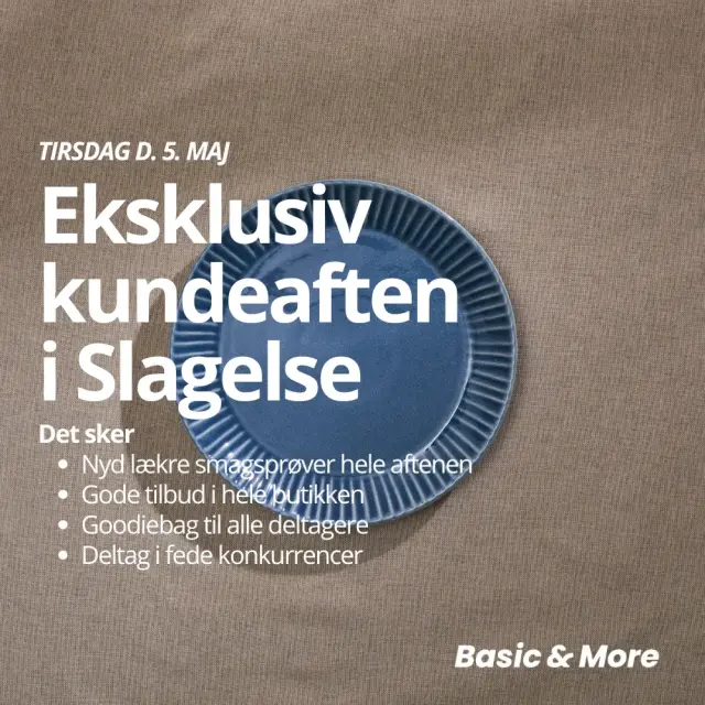 Billet til Kundeaften i Slagelse