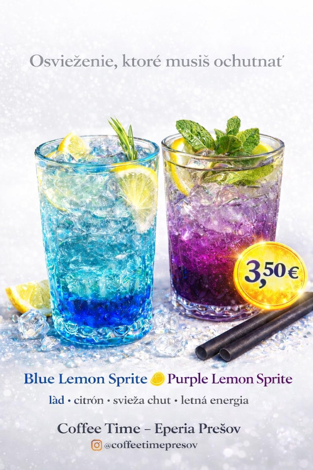 Blue/ Purple Lemon Sprite  