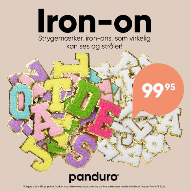 Strygemærker, iron-ons, som virkelig kan ses og stråler!